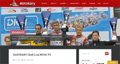 Desktop Screenshot of motokary.cz
